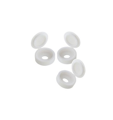 No. 6 - 8 Small Hinged Screw Cover Caps White (3.9 - 4.2mm Screw)