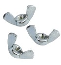 M4 WING NUTS ZINC PLATED BZP