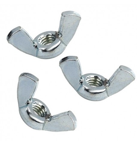M6 WING NUTS ZINC PLATED BZP