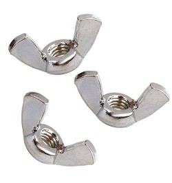 M4 WING NUTS STAINLESS STEEL A2