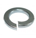 M5 SPRING COIL WASHERS BZP ZINC PLATED