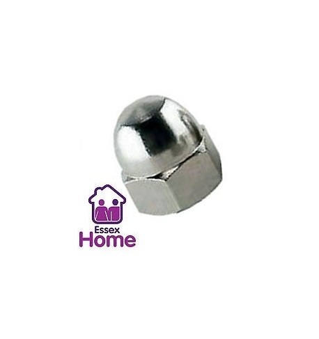 M5 DOME NUTS ZINC PLATED BZP