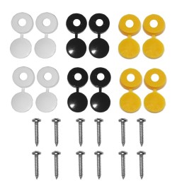 NUMBER PLATE FIXING KIT - 24 PIECE