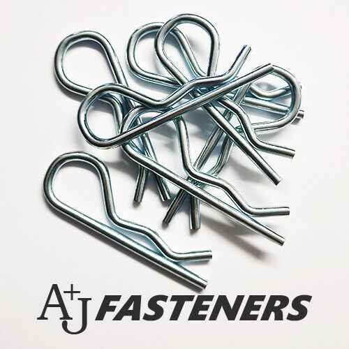 Clevis R Clips R CLIPS BRIGHT ZINC PLATED RETAINING SPLIT PINS FOR CLEVIS PINS - ALL ...